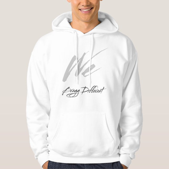 White/Light Weight/Graphic sweater (Front)