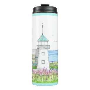White Lighthouse Tumbler
