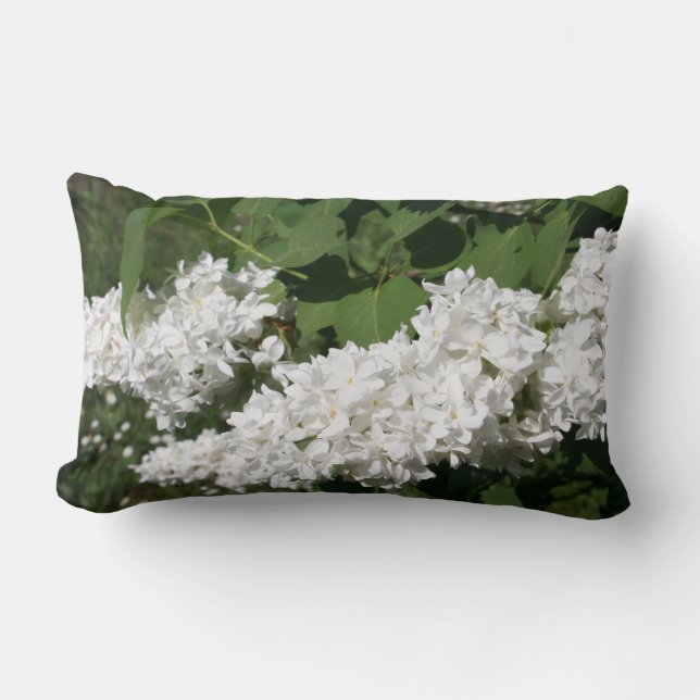 White Lilac Pillow (Front)