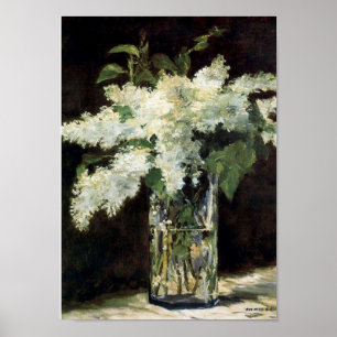White Lilacs Poster
