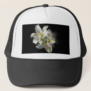 White Lilies Fantasy Trucker Hat