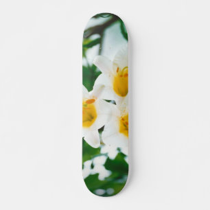 White Lilies - Lily Flower Lilium candidum Skateboard