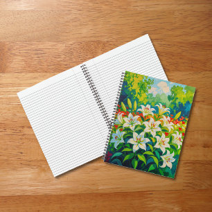 White Lilies Notebook