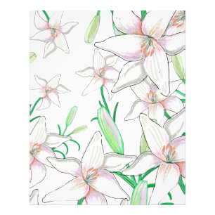 White Lilies  Photo Print