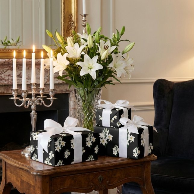 White Lillies Wrapping Paper (Creator Uploaded)