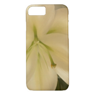 White Lillum Flower Apple iPhone 7, Barely There iPhone 8/7 Case