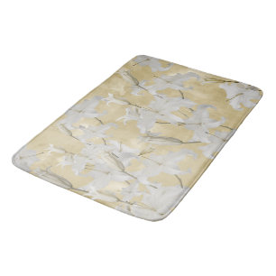 White Lily Blossom Glam 3a Bath Mat