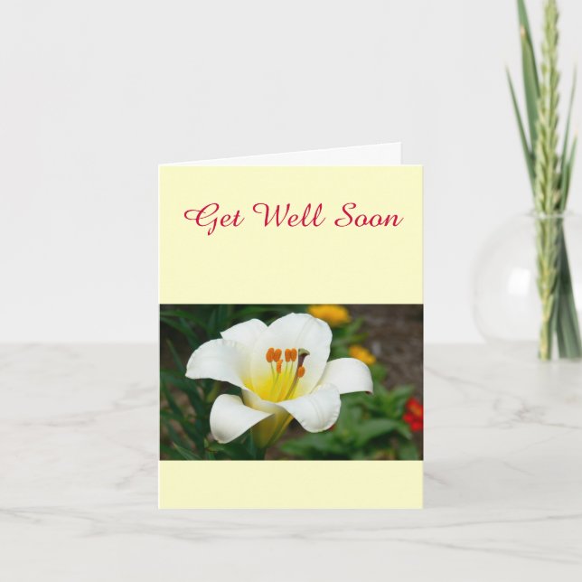 White Lily Card (Front)