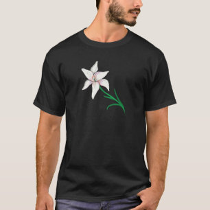 White Lily Flower  T-Shirt