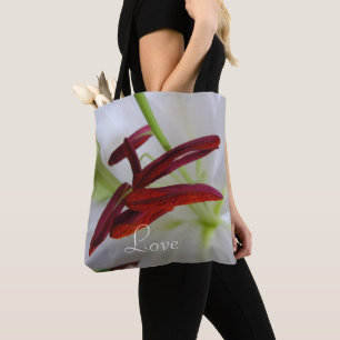 White Lily, flower. Tote Bag