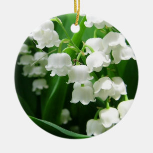 White Lily of the Valley  Ornament