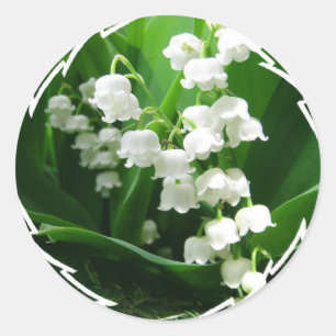 White Lily of the Valley Stickers