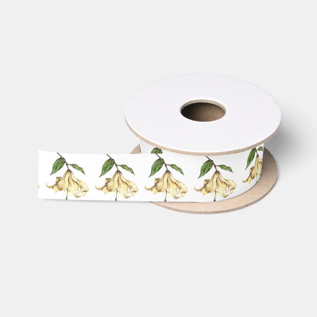White Lily Satin Ribbon (Spool)