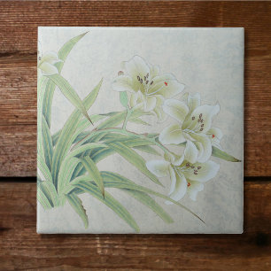 White Lily Tile
