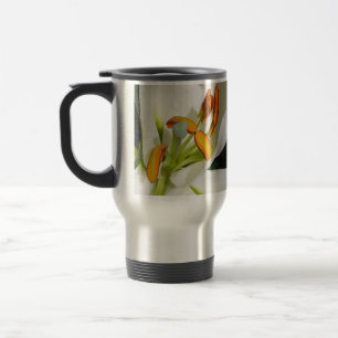 White Lily Travel Mug
