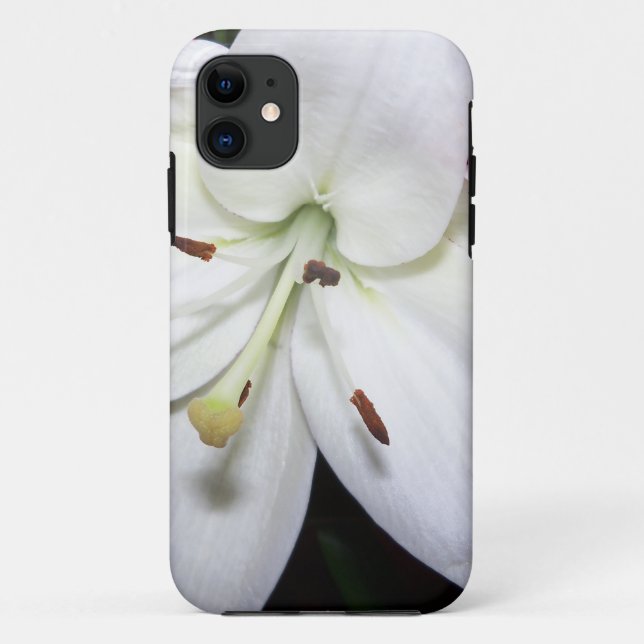 White lily up close Case-Mate iPhone case (Back)