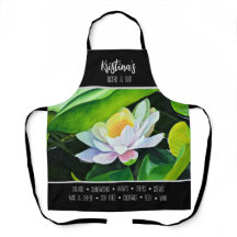 White Lily with green leaves, Business theme,