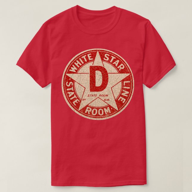 White Line Badge T-Shirt (Design Front)