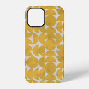 White Lines Pattern. Geometric Stripes Ink Drawing iPhone 12 Case