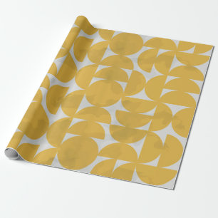 White Lines Pattern. Geometric Stripes Ink Drawing Wrapping Paper