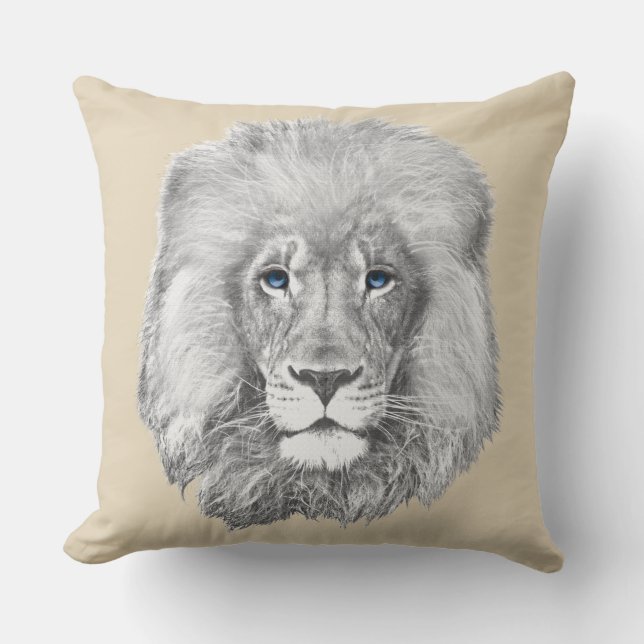 White-lion Cushion (Front)