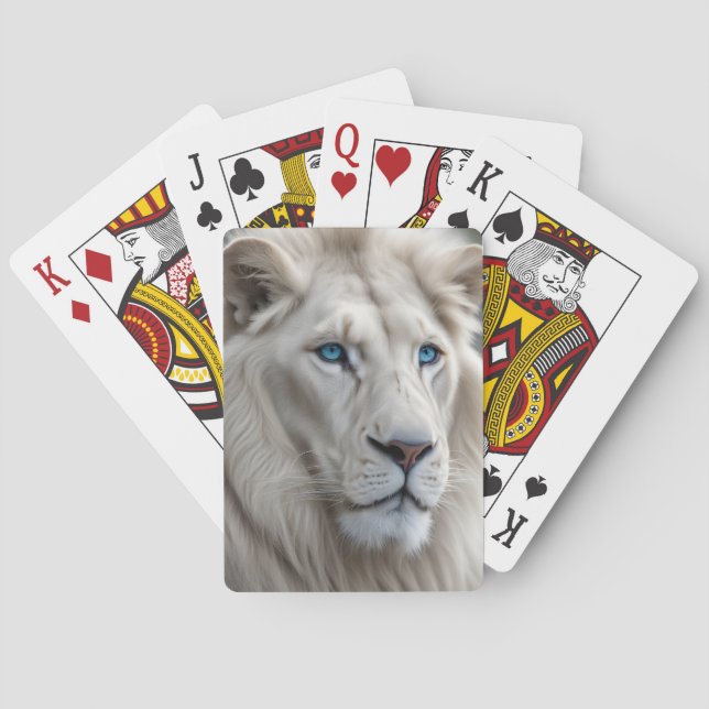 White Lion Playing Cards (Back)
