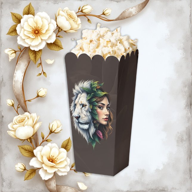 White Lion & Woman  Favour Box (Creator Uploaded)