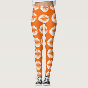 White Lips #23 Leggings
