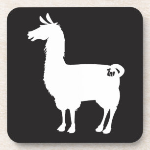 White Llama Coasters