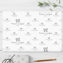 White Logo pattern Business Brand Simple Packaging