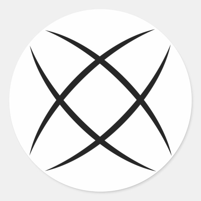 White Logo Sticker (Front)