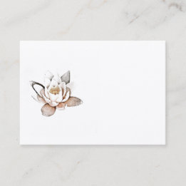 WHITE LOTUS BUSINESS CARD