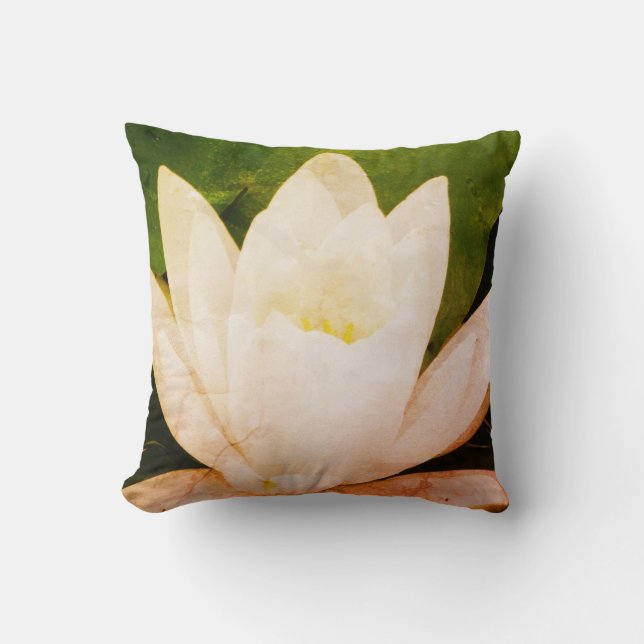 White Lotus  Cushion (Front)