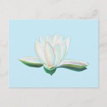 White Lotus Flower Luminous