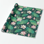 White Lotus Garden Wrapping Paper<br><div class="desc">A beautifully decorated wrapping paper suited to your needs.</div>