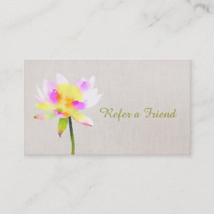 White Lotus Holistic Health Referral Card