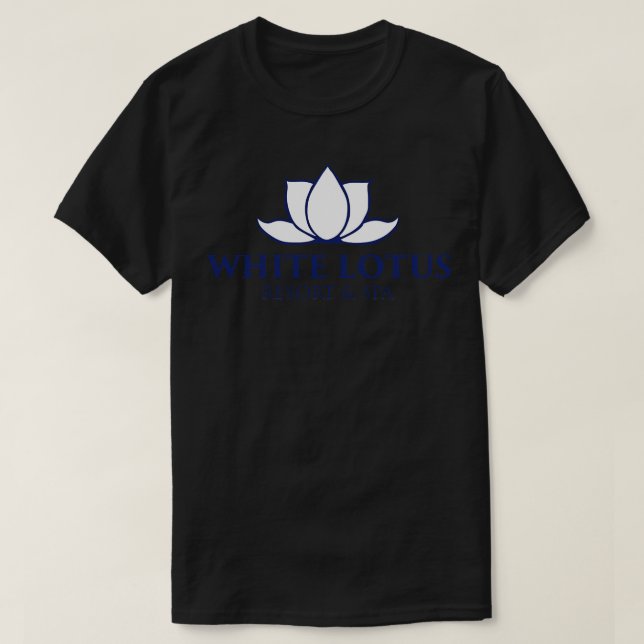 White Lotus Resort Spa T-Shirt (Design Front)