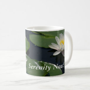 White Lotus Waterlilies Coffee Mug