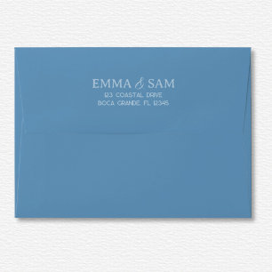 White Lotus Wedding Envelope