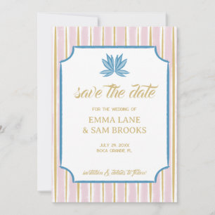 White Lotus Wedding Save The Date