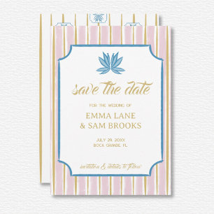 White Lotus Wedding  Save The Date