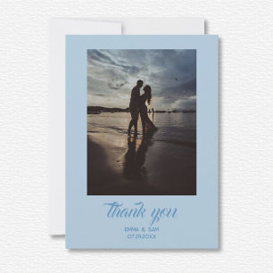 White Lotus Wedding  Thank You Card