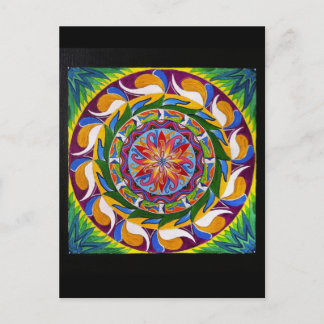 White Magic Mandala (Postcard) Postcard