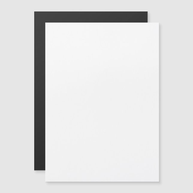 White Magnetic Invitation (Front/Back)