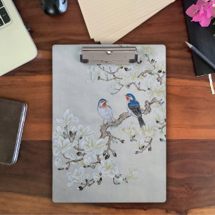 White Magnolia Clipboard