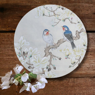 White Magnolia  Coaster