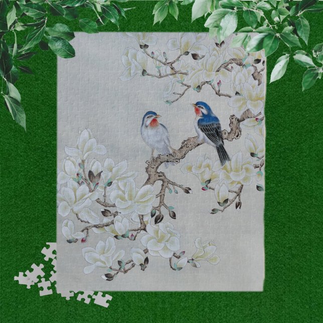 White Magnolia Jigsaw Puzzle (Creator Uploaded)