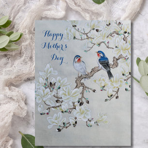 White Magnolia Postcard