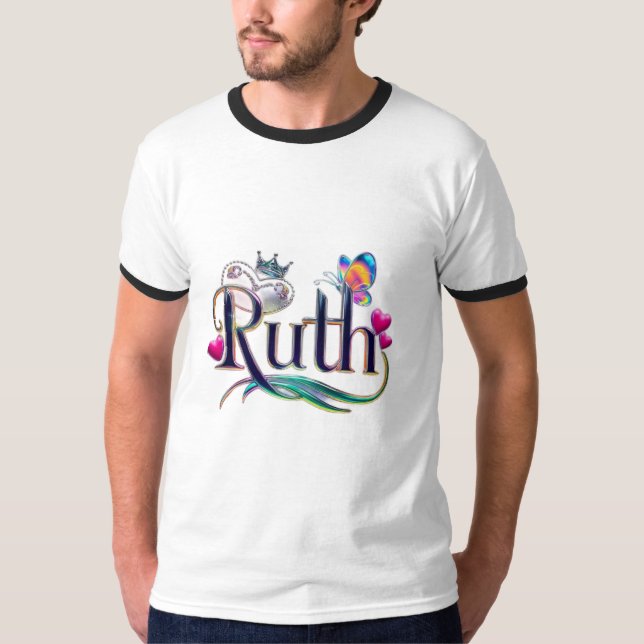 white mail T shirt (Front)