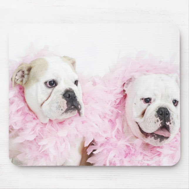 White male and female mouse mat (Front)